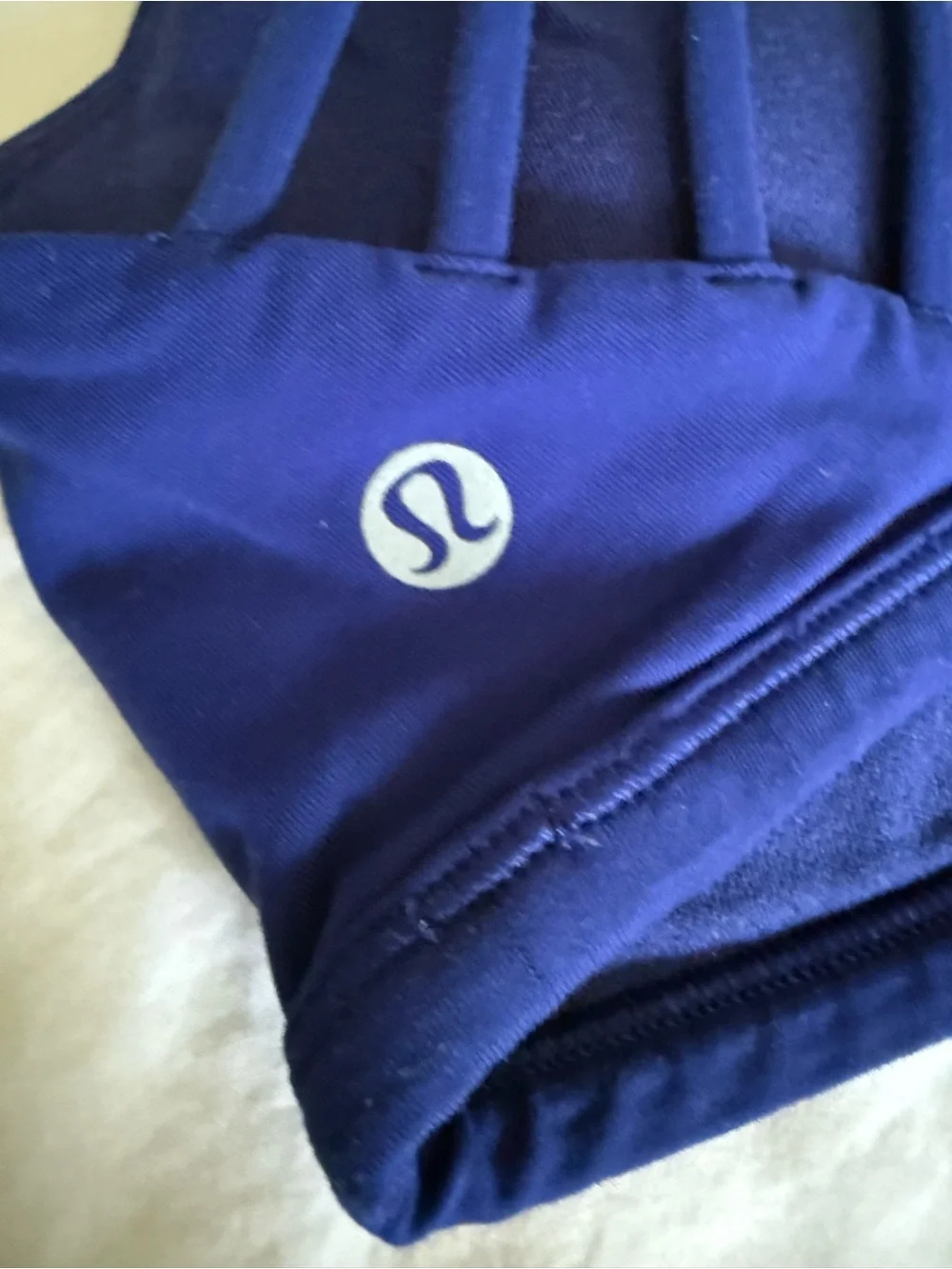 Lululemon Blue Strappy-Back Free To Be Bra